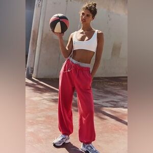NWT Free People Movement All Star Pullover and Sweatpant Set in Winterberry